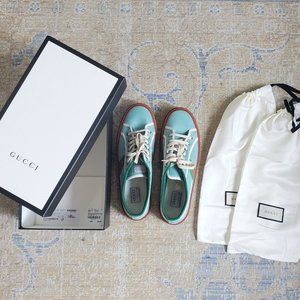 Blue Men's Gucci Tennis 1977 sneaker